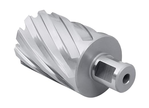 Accusize Industrial Tools 1-11/16 by 2'' Cutting Depth H.S.S. Annular Cutter with 1 Pc Pilot Pin, 2081-2032Pin