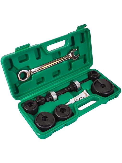 Manual Knockout Hole Punch Driver Kit 1/2 to 2 inch Electrical Conduit Hole Cutter Set - Professional KO Tool Kit for Precise Conduit Hole Sizes (1/2"~2")