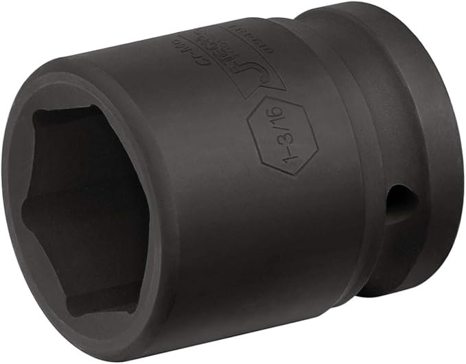Jetech 3/4 Inch Drive 1-3/16 Inch Standard Impact Socket, Made with Chrome Molybdenum Alloy Steel, Heat Treated, 6-Point Design, SAE