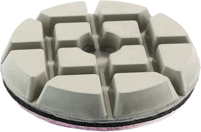 DT-DIATOOL Concrete Polishing Pads 3 inch/80mm for Concrete, Cement and Terrazzo Floors Processing, Repairing and Renovating, Dry or Wet Use Diamond Grinding Pads Grit 3000 3pcs