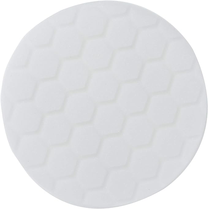 Chemical Guys BUFX_104_HEX5 Hex-Logic Light-Medium Polishing Pad, White, 5.5" Pad Made for 5" Backing Plates, 1 Pad Includeded
