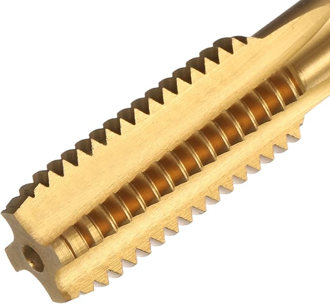 uxcell Metric Thread Tap M12 x 1.75 H2 160mm Straight Flute Screw Thread Milling Machine Taps Threading Tapping Repair Tool