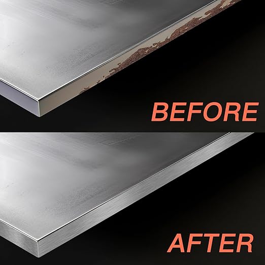 GSCIT Club Silver Edge Banding, 1/2 Inch x 25ft Aluminum Brushed Edge Banding PVC Edge Trim for Cabinet Repair Furniture