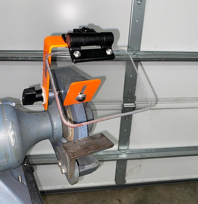Universal & Baldor Bench Grinder Eye Shields and Eye Shield Mounting Assembly for 6 and 7-inch, Smaller Model, Power Bench Grinders, ATS P/N UGS-1