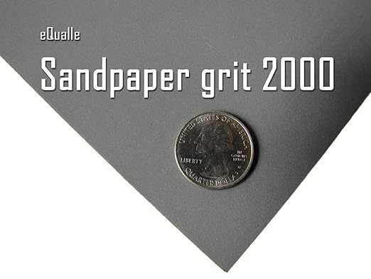 2000 Grit Sandpaper Sheets 25Pack 9x11 in Waterproof Abrasive Ultra-Fine Sanding Smooth Finish Wood Metal Drywall Papel De Lija Rust Removal Surface Preparation Woodworking