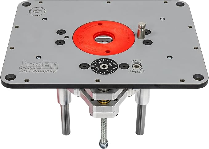 JessEm 02310 Rout-R-Lift II Router Lift For 3.5 Inch Diameter Motors