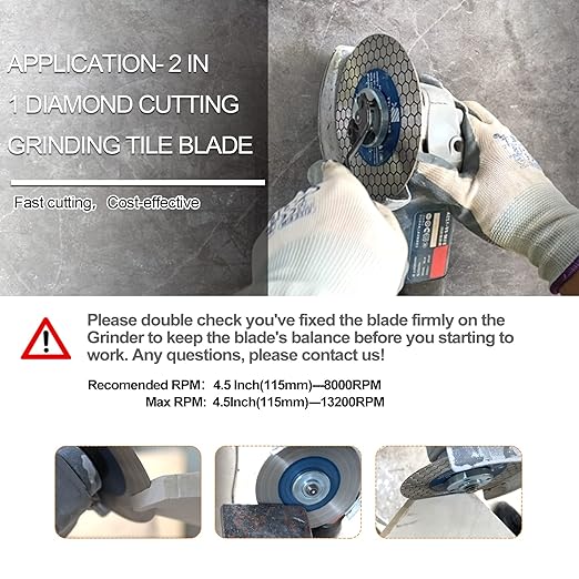 Diamond Core Drill Bit Set - BRSCHNITT Tile Hole Saw Kit 1/4" 3/8" 4/5" 1-3/8"2" 2-1/2" & 3/8" Finger Bit & 2" Chamfer Bit for Porcelain Tile Ceramic Marble Granite Diamond Blade