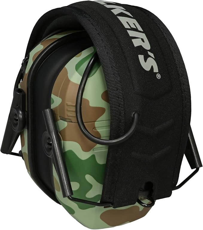 Walker's Razor Slim Ultra Low Profile Compact Design Adjustable Range Shooting Hunting Hearing Protection Electronic Earmuffs