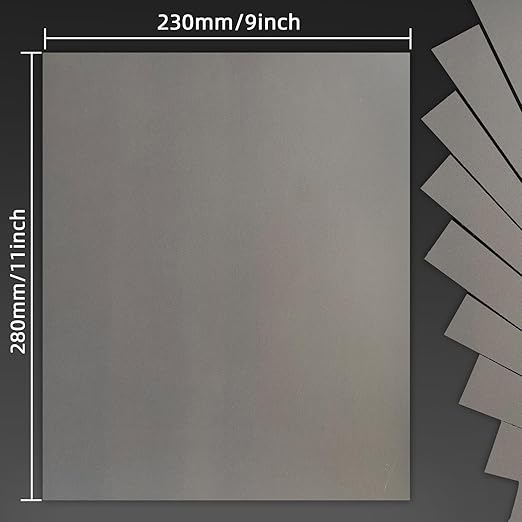 1500 Grit Sand Paper, 9 x 11 Inch, 25 Pcs Wet Dry Sandpaper Sheets, Silicon Carbide for Wood, Metal, Automotive Sanding and Polishing, Waterproof and Durable