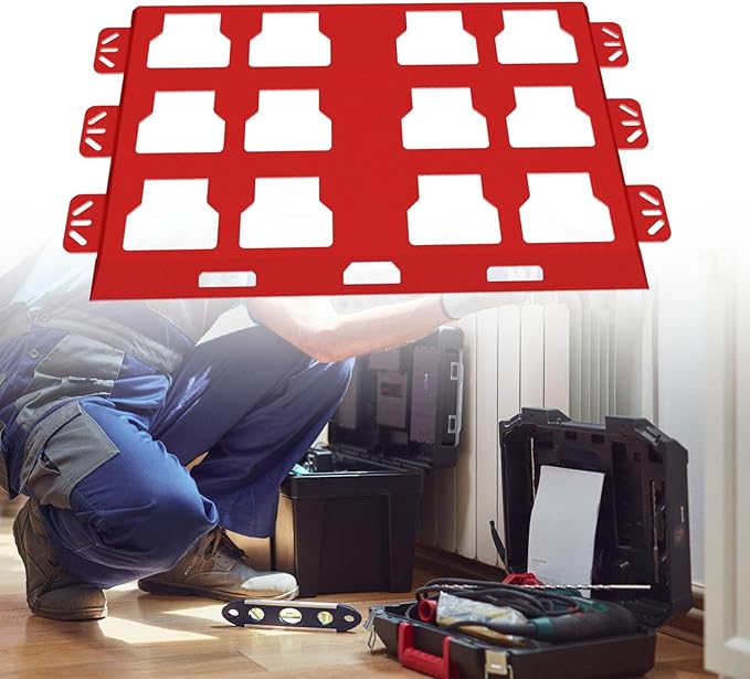 Mounting Plate Compatible With Packouts, 100 Lbs, Metal Base Plate For Tool Storage And Organization