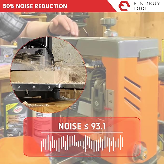 FINDBUYTOOL Helical Cutterhead for Ridgid R4331 13 Inch Thickness Planer – Smoother Finish, Reduced Noise, Minimal Tear-Out – Compatible with Hardwood and Softwood