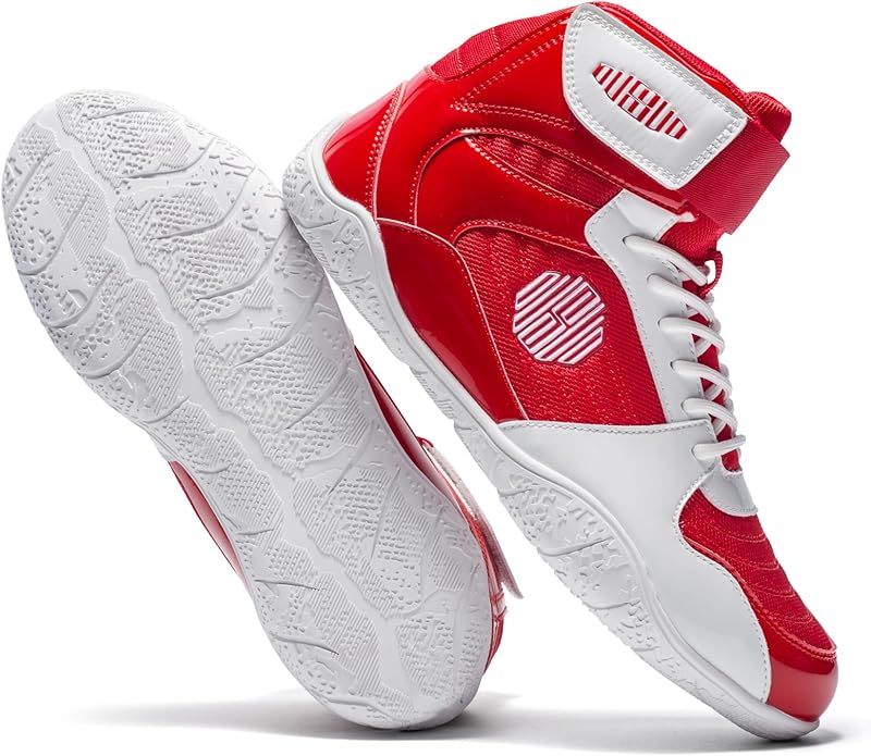 Men's Wrestling Shoes Boxing Shoes Weightlifting Sneaker Boots High Top Sneakers for Fighters