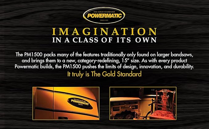 Powermatic 15-Inch Woodworking Bandsaw, 3 HP, 230V 1Ph (PM1500)