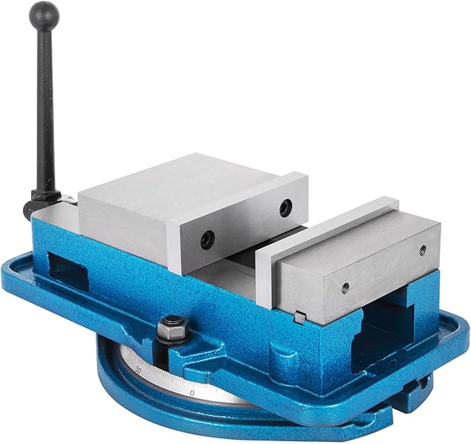 VEVOR 3 Inch Heavy Duty Milling Vise Bench Clamp Vise High Precision Clamping Vise 3 Inch Jaw Width with 360 Degree Swiveling Base CNC Vise