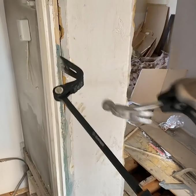 Ripper ??The Ripper Heavy-Duty Indexing Crowbar & Nail Puller Tool, Multi-Angle Wrecking Bar for Trim, Flooring & Demolition (Claw)