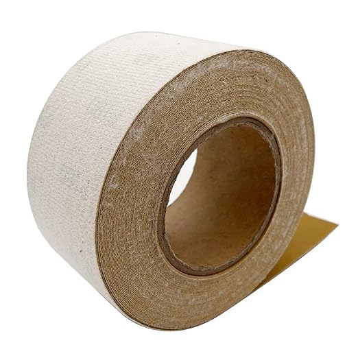 180 Grit Hook and Loop Sandpaper Roll, 2-3/4" X 20 Yard Aluminium Oxide Hook-and-Loop Backed Sand Paper Emery Cloth for Wood Furniture Finishing Metal Sanding Polishing and Woodworking