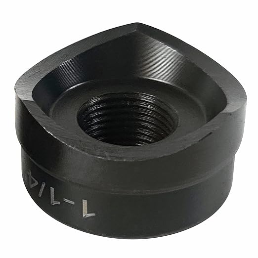 AMZCNC 1-1/4" Conduit Punch and Die for Hydraulic Knock Out Driver 3/4"-16UN Thread ((Conduit Hole Size) 1-1/4")(Actual Hole Size: 1.7")