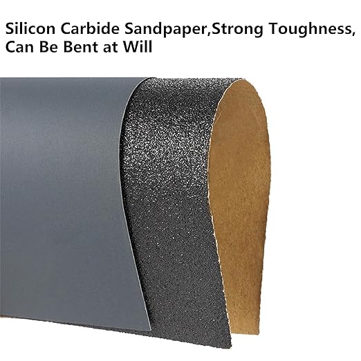 Sandpaper Sheets 100-Pack,80 to 5000 Grit,Wet Dry Sandpaper for Wood,Metal,Automotive & Paint Sanding Polishing,9x3.6 Inch Sand Paper Kit(Assorted Grits)