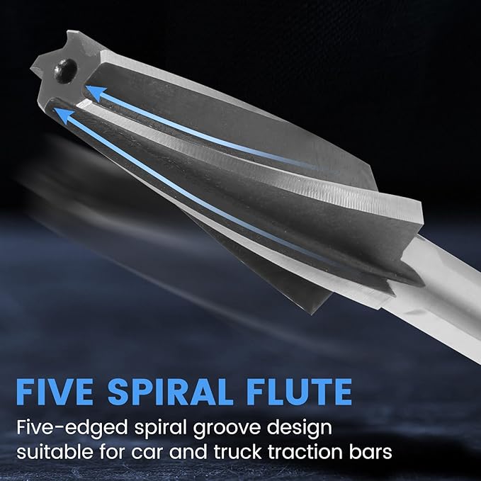 10 Degree Ball Joint Tapered Reamer,6542 High-Speed Tool Steel Tapered Ball Joint Reamer,Tapered Reamer Tie Rod For 2" Per Foot,10 Degree Tapered Reamer