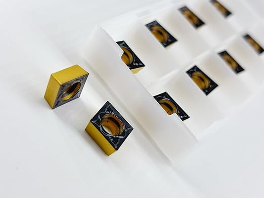 CNC Carbide Inserts CCMT 32.51 CCMT09T304 for Metal Cutting Steel, Semi-Finishing chipbreaker for Turning Cutter, 10 PCS