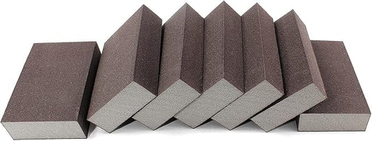 220 Grit Sanding Block - 12Pcs, Wet Dry Sanding Sponge Foam Sandpaper Block Washable & Reusable Sandpaper Sponge for Drywall Wood Plastic Metal Furniture