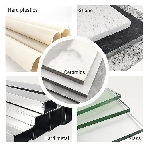 Diamond Hand Polishing Pad Diamond Sanding Block Foam Backed Diamond Sponge Sanding Pads for Wet or Dry Grinding polishing for Granite Marble Stone Tile Glass Ceramic (4, 200# Hexagon)