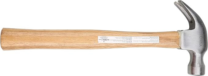 Olympia Tools Claw Hammer, 60-014, 8 Ounce,Silver