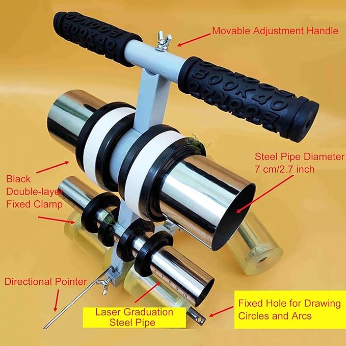 Masking Tape Applicator for Outdoor Court Striping, Paint Tape Machine for Parking Lot and Court Line Application