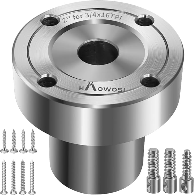 Wood Lathe Steel Faceplate 2" for 3/4" x 16TPI Spindle with Screwchuck
