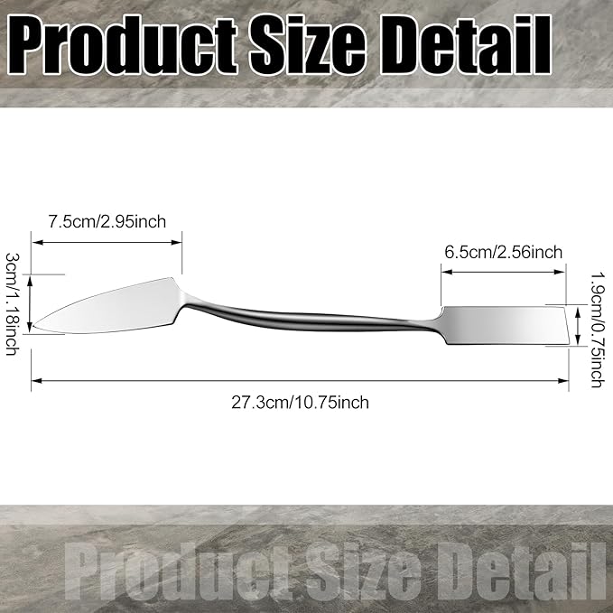 3/4" Trowel And Square Masonry Tools Forged Steel Trowel Concrete Tool Ornamental Stucco Tool Long-lasting Masonry Plaster Spatula for Glazing, Patch Work, Plaster, and Archeology
