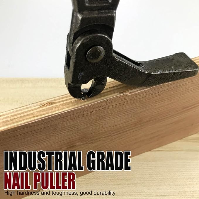 Nail Puller, Great Toughness Good Hardness Wrecking Bar High Carbon Steel for Maintenance