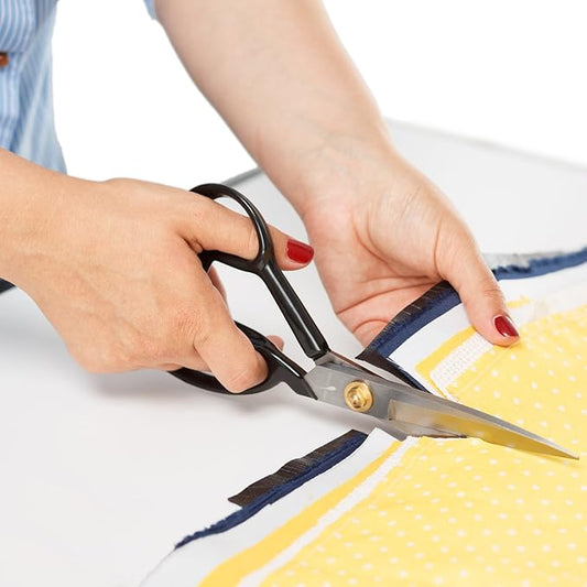 Sewing Scissors Heavy Duty 10" Free Craft Knife; Stronger than Stainless Steel Sharp & Durable Fabric Scissors Professional Industrial Series; for All Craft, Art, Tailoring Dressmaking Lovers