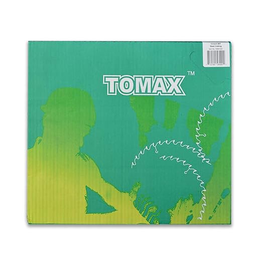 TOMAX 12 Inch 60 Tooth Industrial Level Steel and Ferrous Metal Saw Blade with 1 Inch Arbor