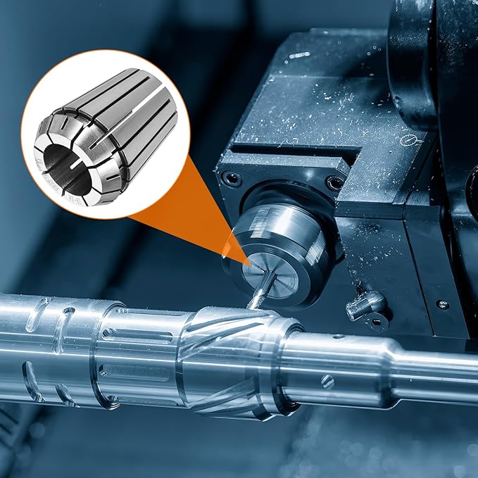 HARFINGTON Spring Collet Chuck ER32 19mm 65Mn Spring Steel Precision Router Collets for CNC Engraving Milling Lathe Tool