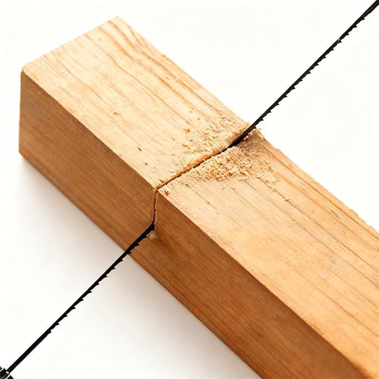 jojofuny Coping Saw for Woodworking - 5 Inch Frame Fret Saw for Woodworking, Wood Board, PVC Pipe and Foam Cutting (With 4 Replacement Blades)