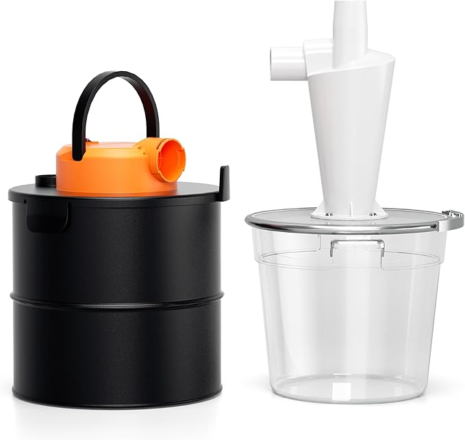 CNC Vacuum Cleaner with Dust Boot and Secondary Separation Bucket CNC Router Milling Machine Dust Collector, Supports 300W Spindle/500W Spindle Motor CNC Machines