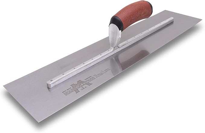 MARSHALLTOWN High Carbon Steel Finishing Trowel, 4 x 20 Inch Concrete, Masonry and Drywall Finishing Tool, Made in the USA, MXS815DC