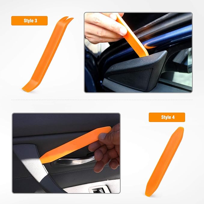GOOACC Car Clip Panel Audio Video Dashboard Dismantle Kits Installer Removal Tool-4PCS