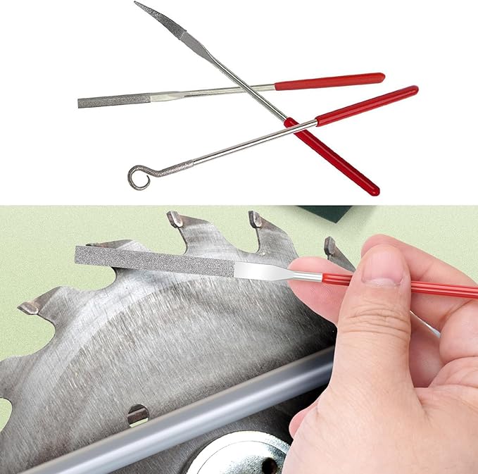 10pcs Mini Heteromorphic Diamond Needle Files,Packed in Synthetic Leather Case,for high Precision Sanding Work on Wood,Plastic,Metal and Jewelry Carving