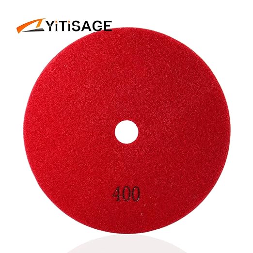 7 Inch Electroplated Diamond Grinding/Polishing Pads Sanding Granite Concrete Glass Metal Stone Grinding Disc(grit 400-1pc)
