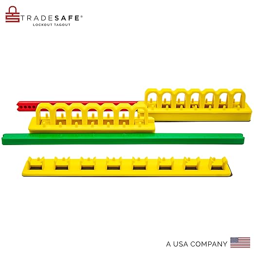 TRADESAFE Breaker Lockout Blocker Kit - 480/600V Circuit Breaker Lockout Device for Irregular Shaped, Oversized Circuit Breaker, Breaker Blocker Kit for Electrical Lockout Tagout