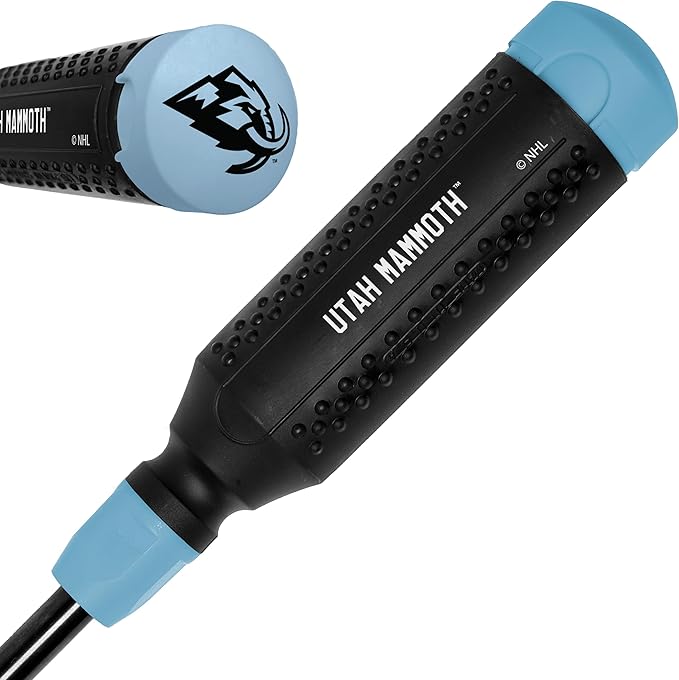 MEGAPRO짰 NHL짰 Team Edition Multi-bit Screwdriver | Officially Licensed NHL짰 Gear | Durable, Ergonomic, Pro-Grade Screwdriver (Utah Mammoth??