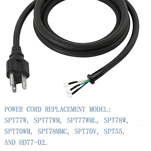 95104L S-KILSAW Circular Saw Replacement Cord - Heavy-Duty Specification Power Cord, Suitable for SPT77WM, SPT78W, SPT70WM Replacement Power Cords, SKIL Saw Worm Gear Drive Saw Tool M77 77 Accessories