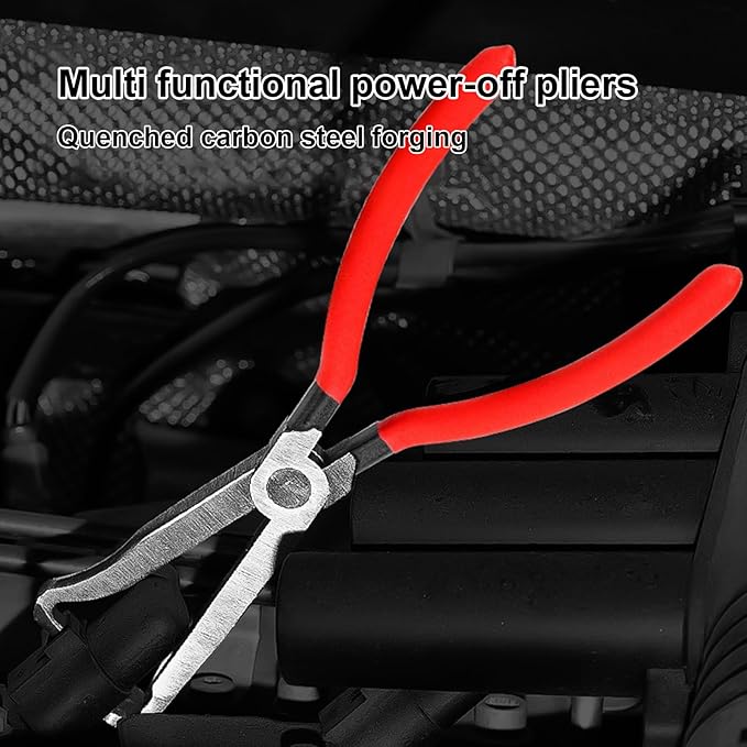 Professional Electrical Disconnect Pliers Set - Automotive Connector Separator & Terminal Removal Tool with Multi-Angle Tips for Technicians