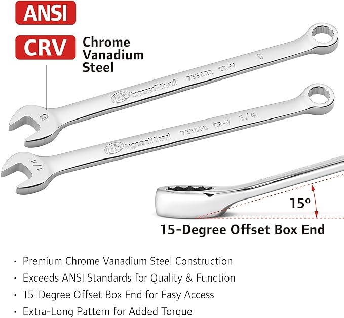 Ingersoll Rand 205 Pc. SAE/Metric Master Mechanics Tool Set- 752022