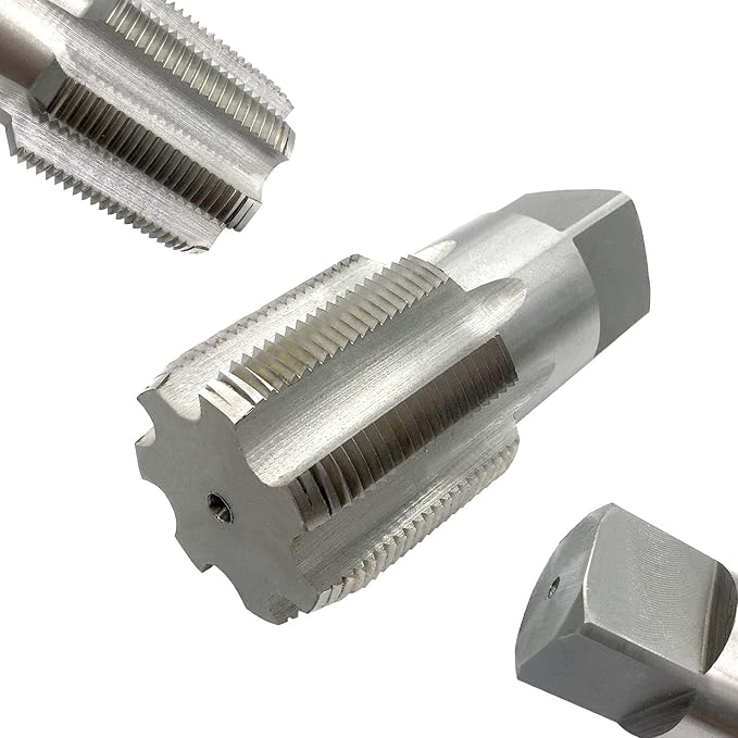 ANPTGHT 1-1/2"-11-1/2 NPT Pipe Tap, Tapered Pipe Thread Tap High Speed Steel for Conventional Machine Tapping or CNC Tapping Can Tap Steel and Stainless Steel