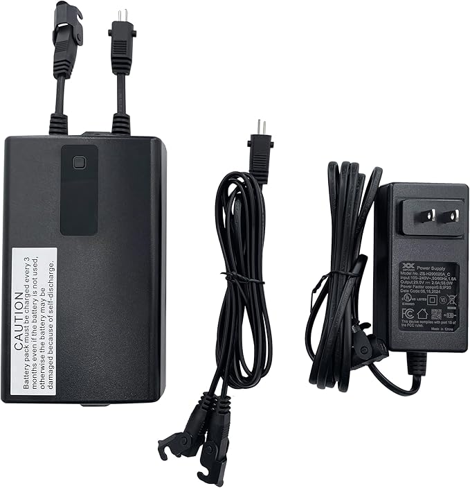Power Recliner ZBPOWER 2200mAh Rechargeable Battery Pack Model Kits with Wall Power Supply and Y Power Cable