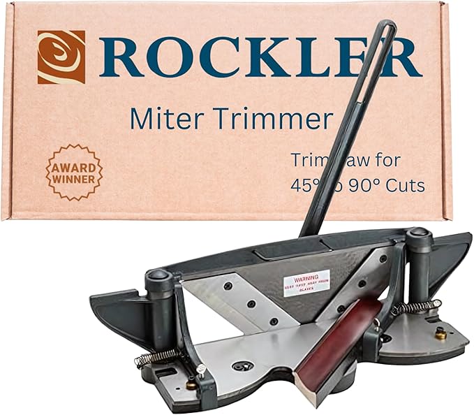 Miter Trimmer - Micro-Fine Slices Laminate Cutter for Precise Fit - Adjustable Trim Saw for 45 90 Degree Cuts ??Picture Framing Saw for Perfect Miter Cuts