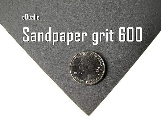 600 Grit Sandpaper Sheets, 100-Pack, 9x11 in ??Bulk Ultra-Fine Sandpaper for Large-Scale Woodworking, Drywall Sanding, Paint Prep, and Auto Detailing | Lijas 600 para Acabado y Detallado Automotriz