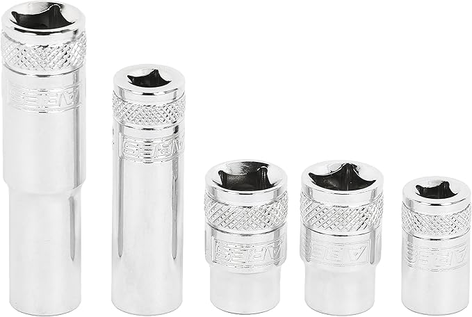 ARES 39020 ??10-Piece Multi-Type 10mm Socket Set ??Premium Chrome Vanadium Socket Set Includes Shallow and Deep Metric Sockets ??1/4-Inch and 3/8-Inch Drive Sockets with High Visibility Markings